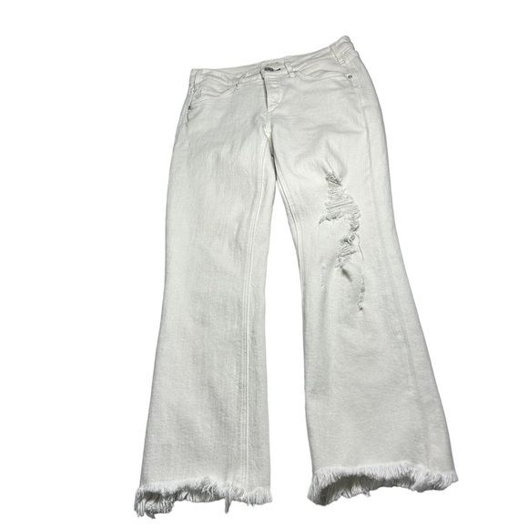 McGuire LA Distressed Mid Rise Straight Leg Jeans Sz 26 - Picture 3 of 16